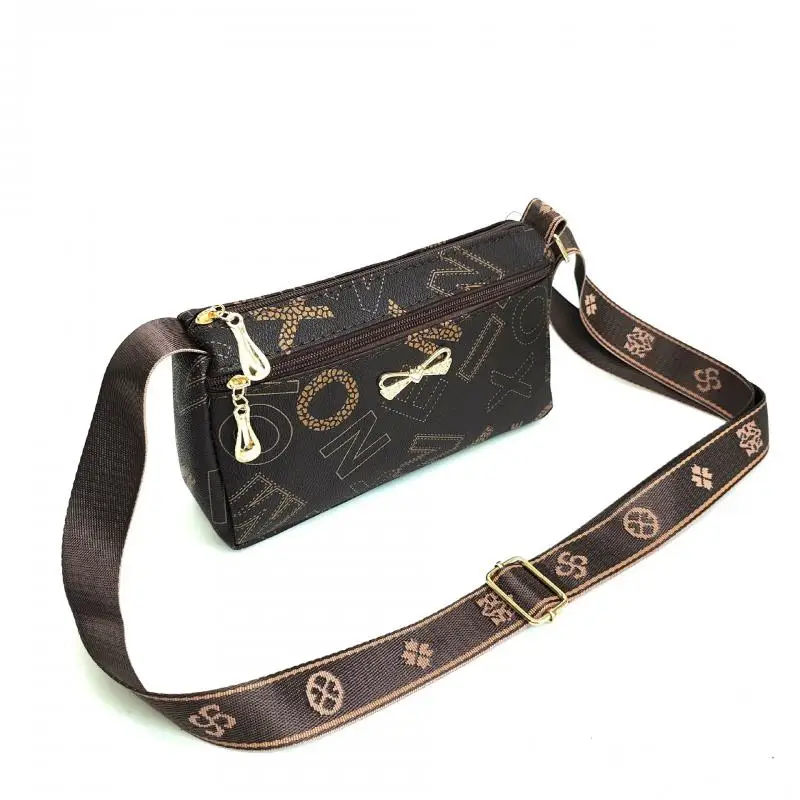 New Fashion Women's Crossbody Shoulder Bag Small Square Bag Middle Aged Mom Leisure Outdoor Versatile High Capacity Shoulder Bag