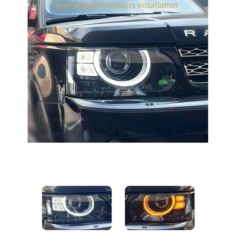 For Land Rover Range Rover Sport 2010-2013 L320 LED Headlight Upgrade LED Headlights Automobile Parts LR023551 LR023552