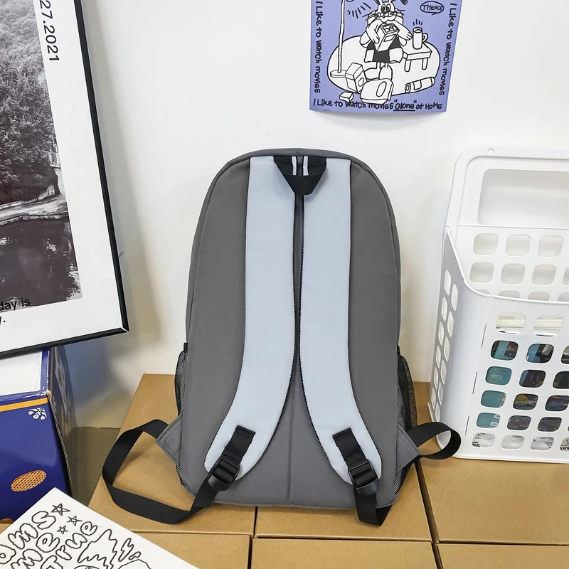 Girl Boy High Capacity New School Bag Trendy Lady Men Backpack Fashion Male Women Laptop College Backpack Female Travel Book Bag