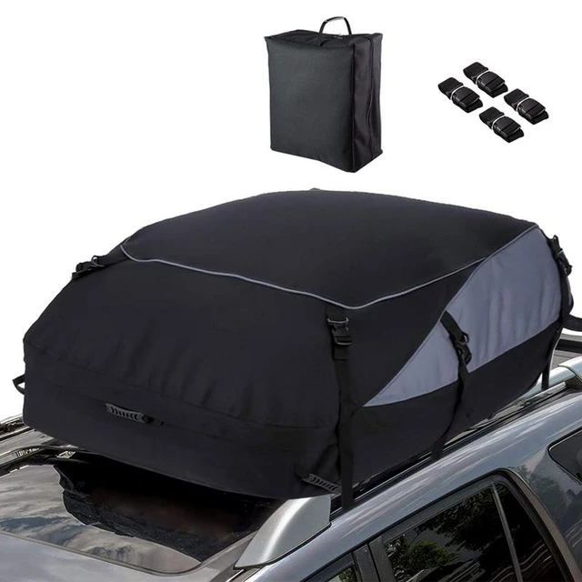 115*80*35CM Roof Rack Bag PVC Waterproof Car Luggage Carrier Storage  Foldable Travel Bag with Anti-Slip Mat SUV Van Accessories - AliExpress