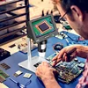 4.3inch LCD Digital Microscope 1000X Video Microscope for Adult with 8LEDs Soldering Microscope for Repair，pcb，plants Microscope 6