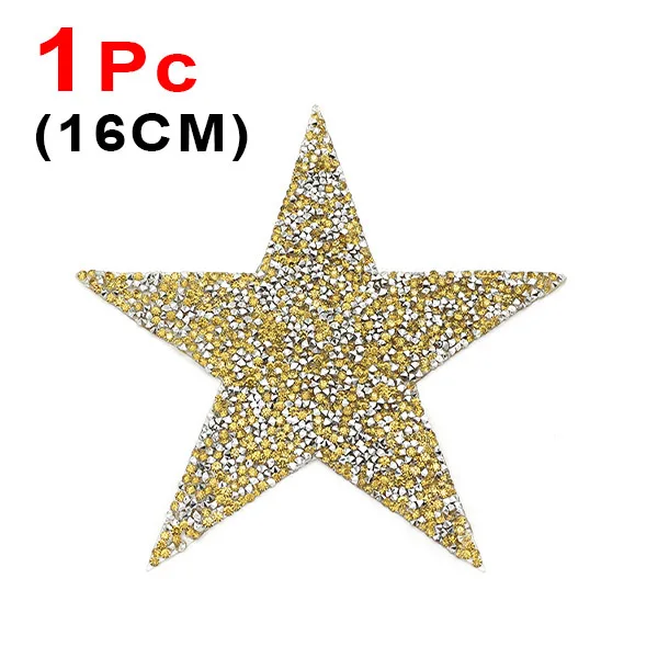 16 Pièces Patch Thermocollant Etoile Paillette Pour Vetement, Patchs à