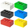Creative Building Block Tissue Box Cover Cute Tissue Container Tissue Storage Box for Livingroom Bedroom Bathroom Home Office 4