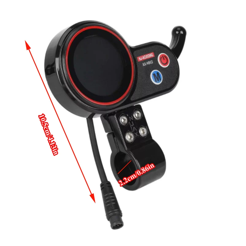 Electric Scooter Instrument Display with LCD Meter and Finger Throttle
