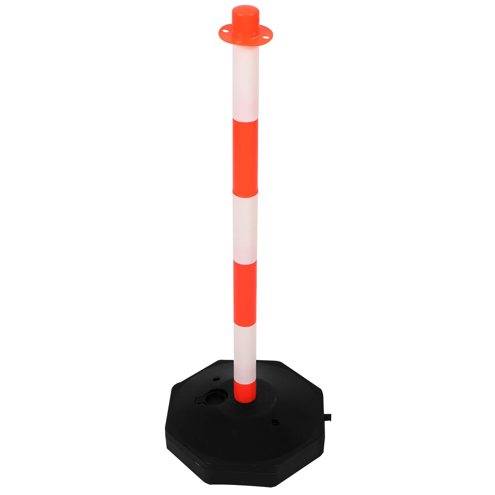 

Traffic Sidewalk Road Cones Cone Fillable Base Portable Plastic Parking Pole Barriers Traffic Safety Delineator Parking Lot