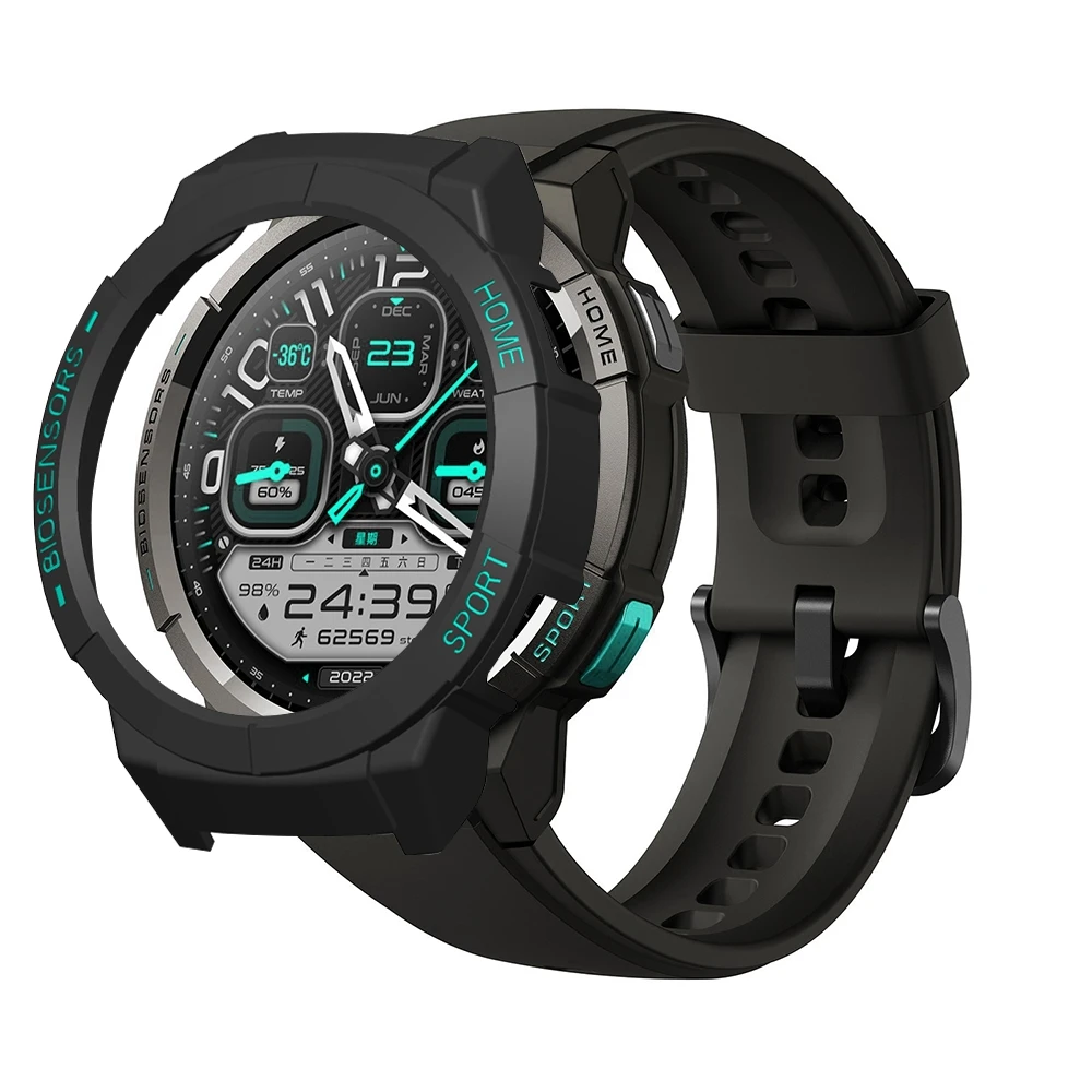 PC Watch Case Mibro GS Hollow Anti-fall Anti-scratch Protection Shell SmartWatch Replace Half Pack Protect Cover Accessories