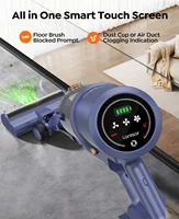 Aspirateur Sans Fil Laresar V11 NEW- 75000PA Puissance Ultra, 90 Min Autonomie, 650W Moteur, Batterie Amovible, Écran Intelligent avec Filtre HEPA et Lumière Verte - Pour Maison & Animaux 5