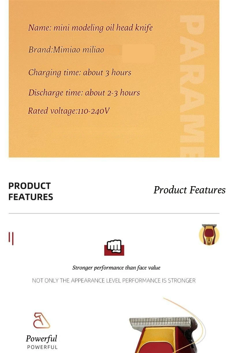 Professional T-Blade Hair Clipper - Ultra Precise Barber-Grade Trimming  Shaving