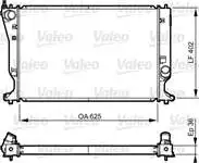 

735572 для водяного радиатора двигателя COROLLA VERSO для