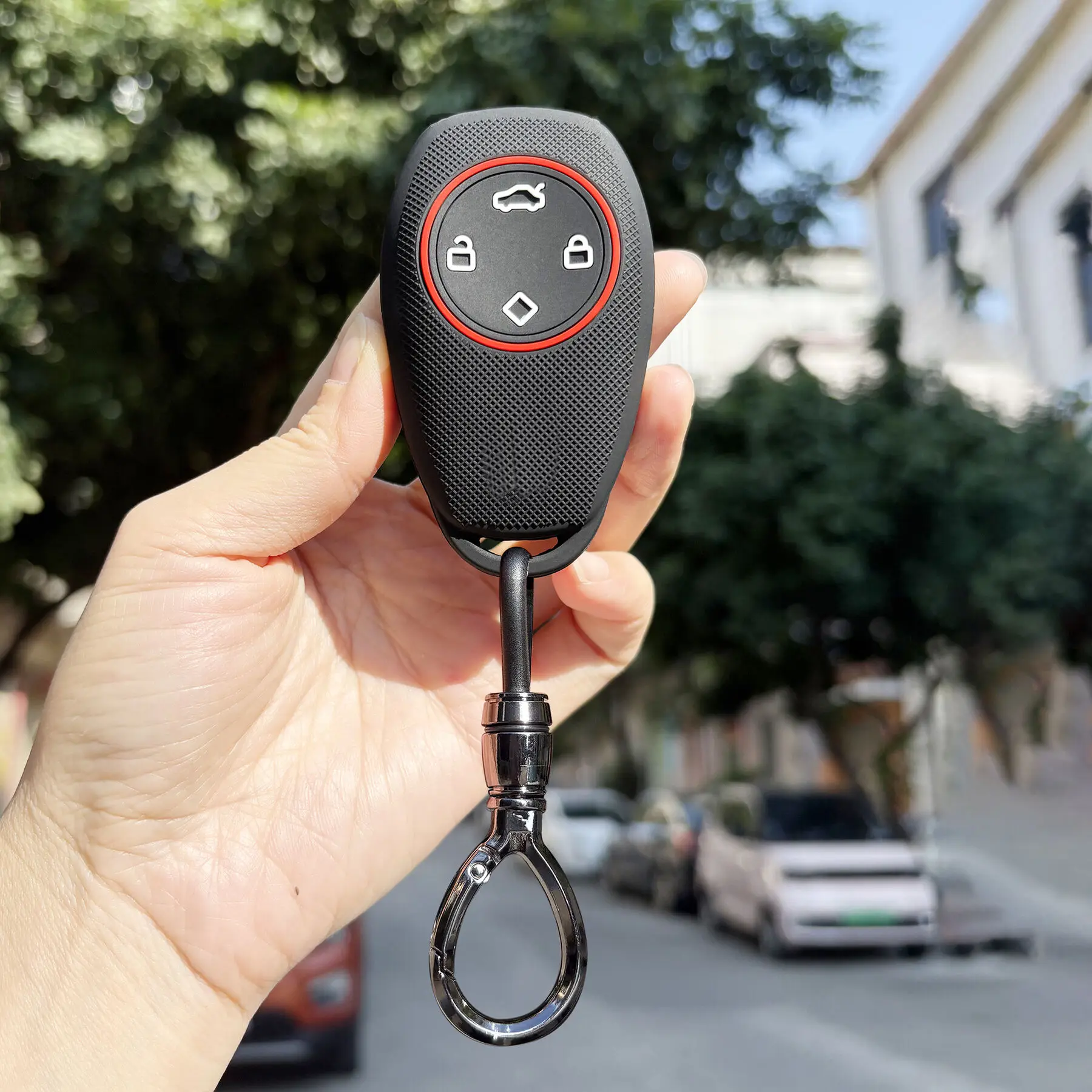Silicone Soft Car Key Cover - Keyless Remote Protection Holder