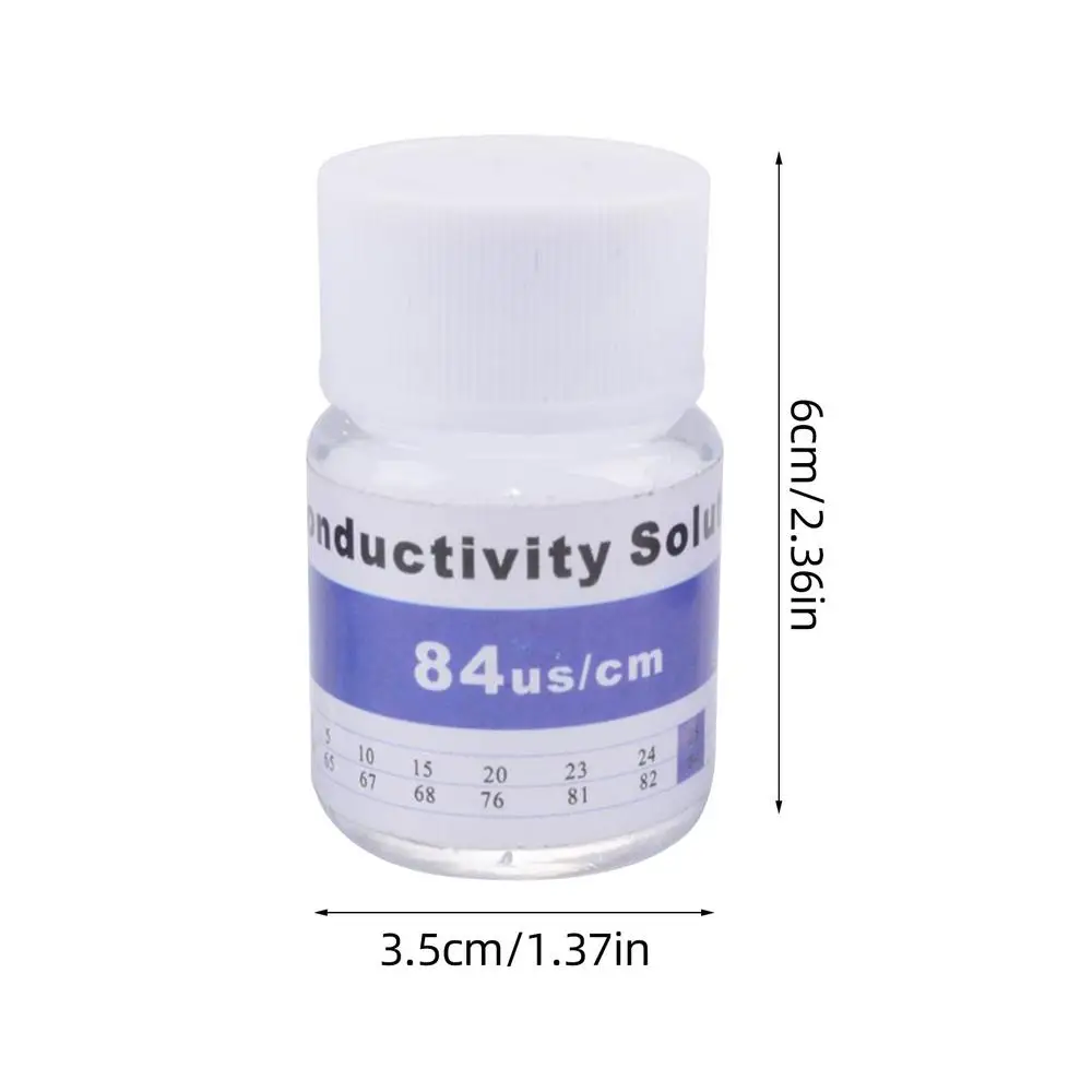 פתרון כיול ph tster pc נייד לשימוש חוזר עבור tster tds דאסטרים 25 מ "ל 84us/cm 1413us/cm 12.88 ms/cm 1382ppm