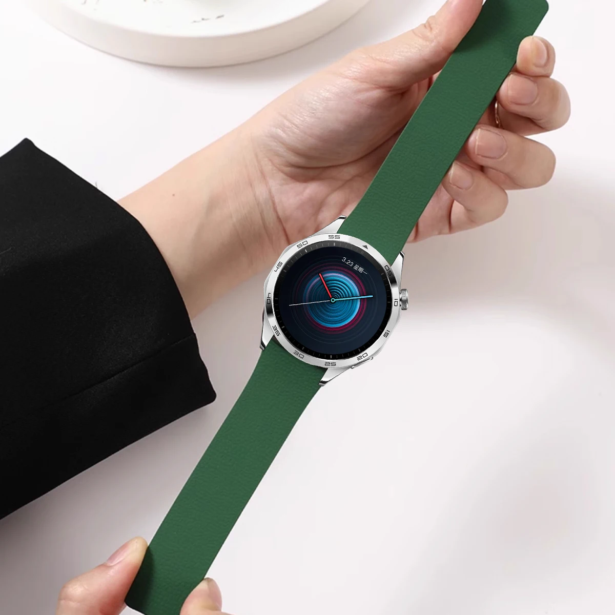 Silicone Magnetic Loop Strap - Versatile Sizes 18mm/20mm/22mm