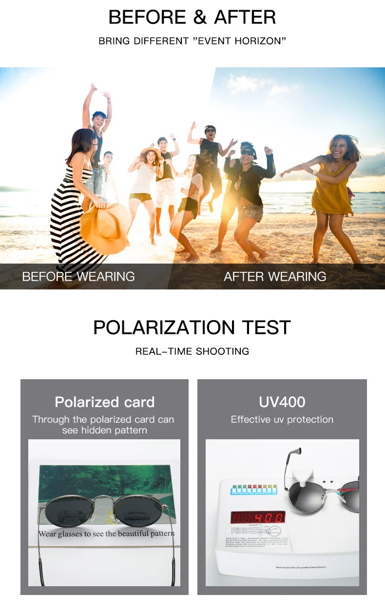 Marke Designer Vintage Runde Polarisierte Sonnenbrille Mann Retro Kleine Rahmen Sonnenbrille Männlichen Mode Fahren Shades Gafas De_voghion.com