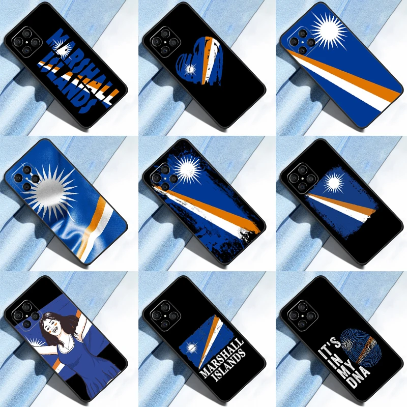Copertura Della Bandiera Nazionale Dell'Isola Marshall Per Huawei Nova 5T P20 P30 P40 Lite P50 Pro P Smart 2021 Honor X8 X7 X9 50 Case