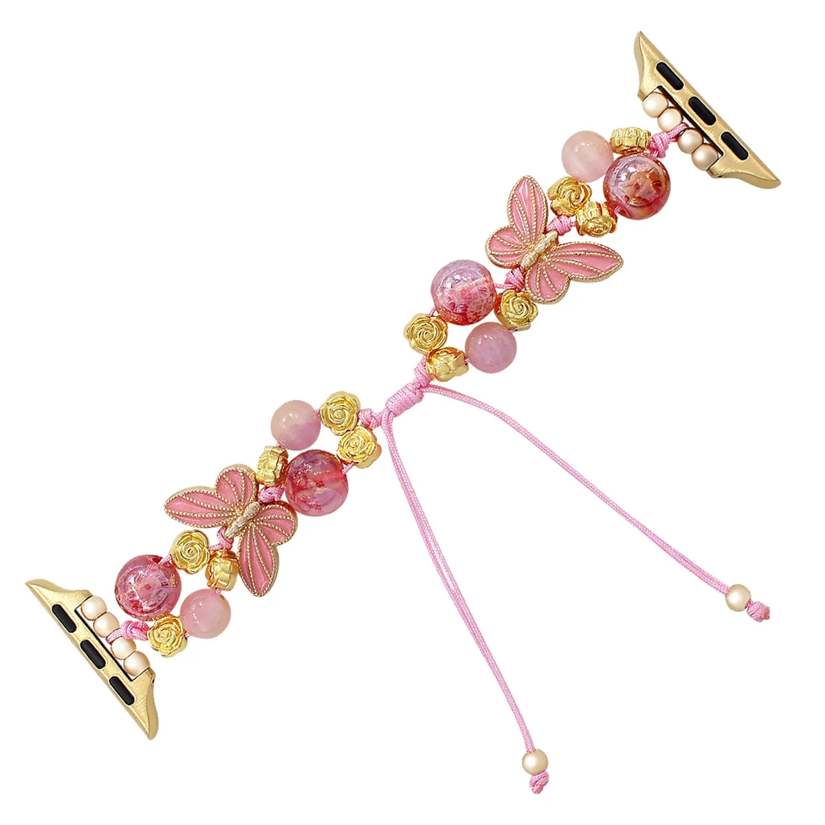 Bracelet de montre à bijoux pour iWatch Ultra 2 Series 10/9/8/7/6/5 Bracelet de montre tendance 42/44/45/46/49 mm 38/40/41 mm_voghion.com