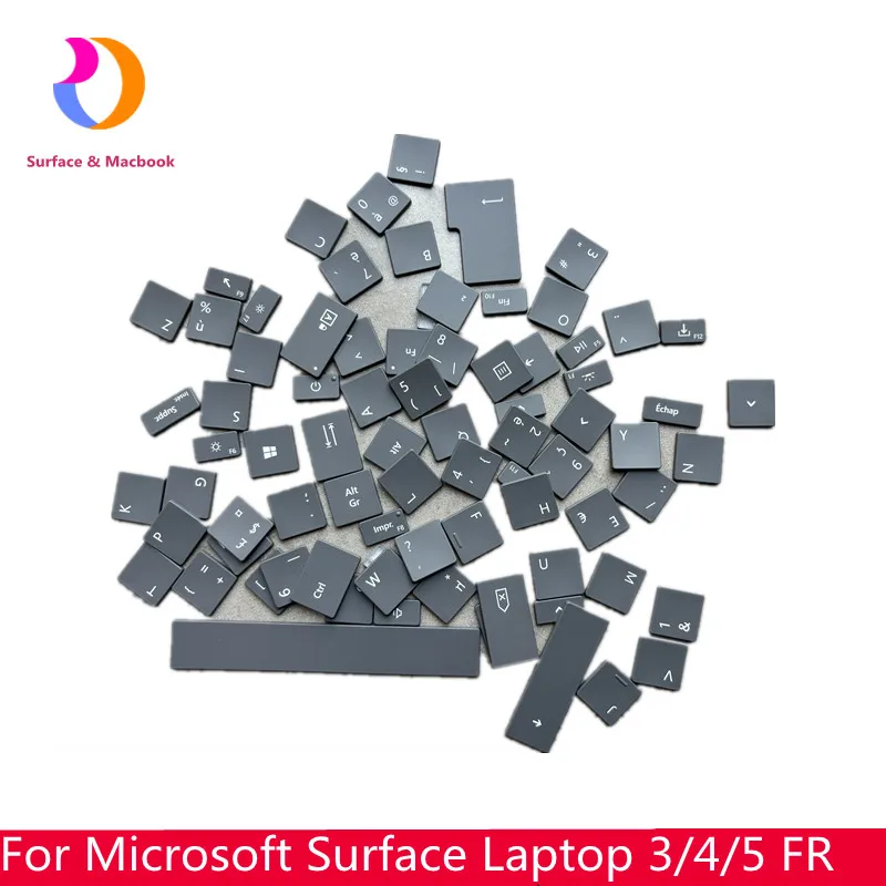 Original Key Cap For Surface Laptop 3 4 5 1868 1867 1872 1873 1950 1958 Keyboard Cup FR 13.5 15inch Gray