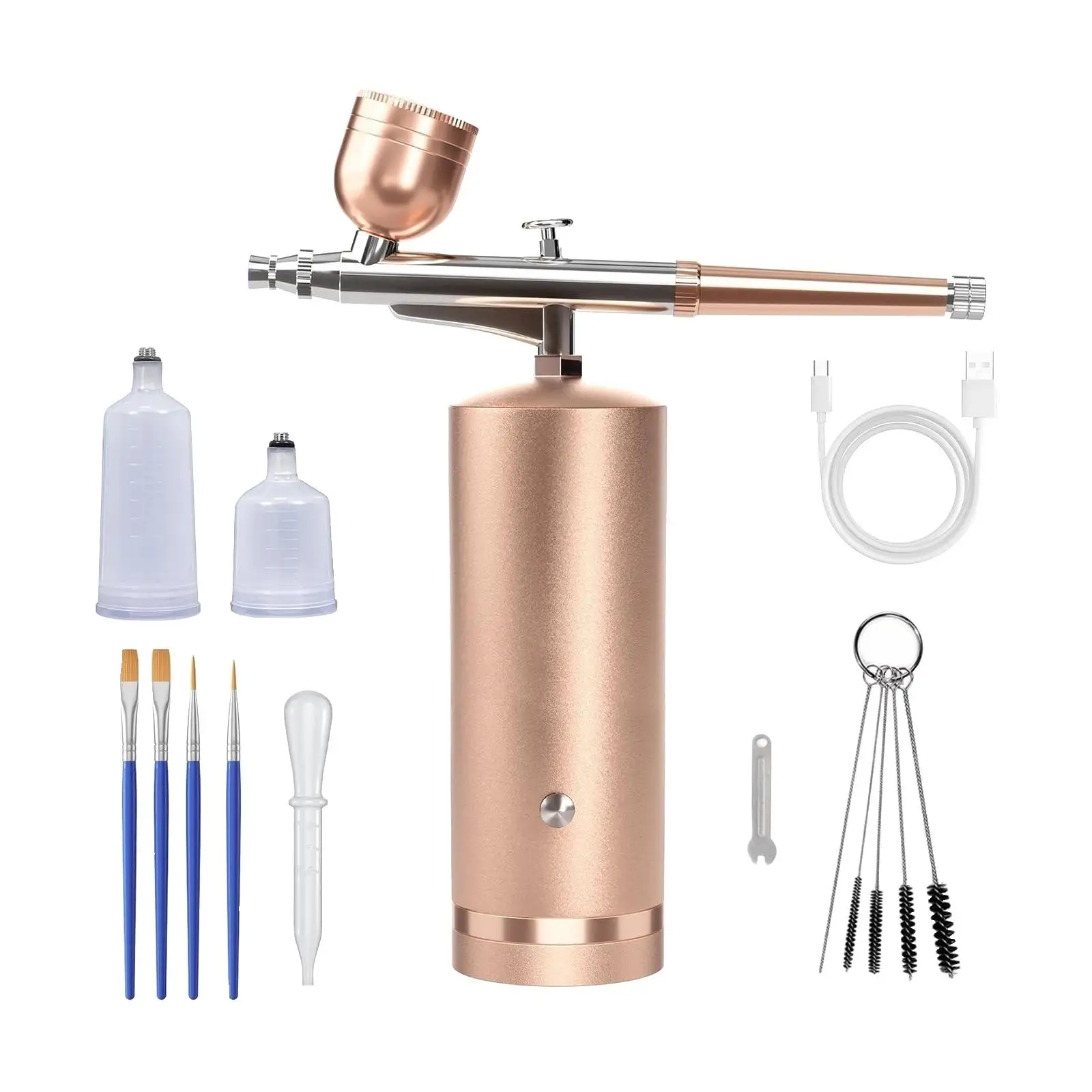 Auto Airbrush Kits with Compressor 48 PSI Barber Airbrush