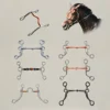Stainless Steel Horse Snaffle Bite Training Horse Bit Equestrian Equipment Harness Supplies 1