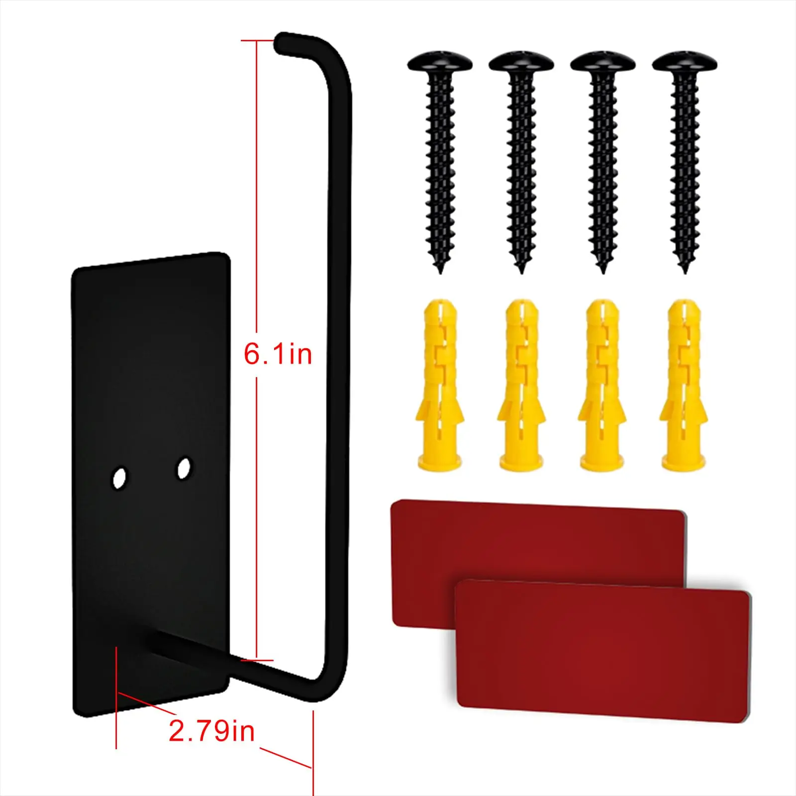 Hat Rack for Baseball Caps 2 Pack, Adhesive Hat Organizer for Wall Mount, Holder Closet Bedroom, Strong Hanger