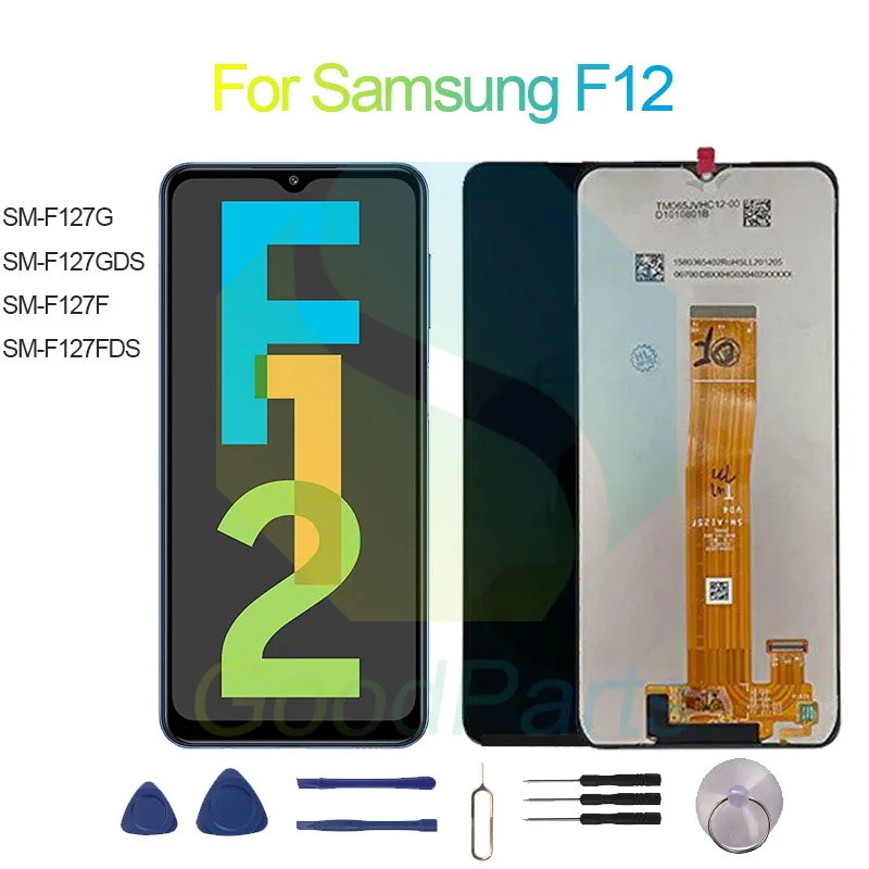 

ЖК-дисплей Samsung F12 с диагональю 6,5 дюйма, SM-F127G/DS/F/DS F12, сменный сенсорный ЖК-экран с цифровым преобразователем в сборе