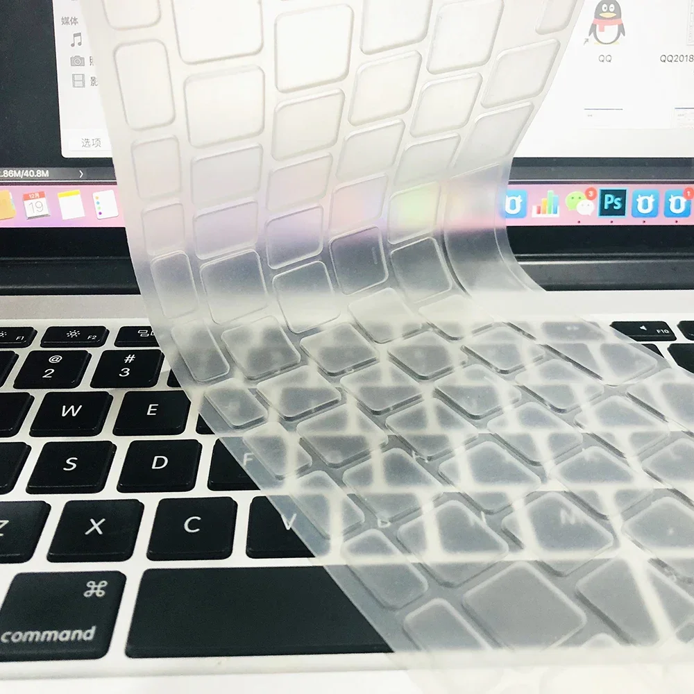 Cover per tastiera per Apple Macbook pro13/16/15 Air13 pollici custodia in silicone per Laptop di tutte le serie Clear Protector Skin A2941 A2442 A3113