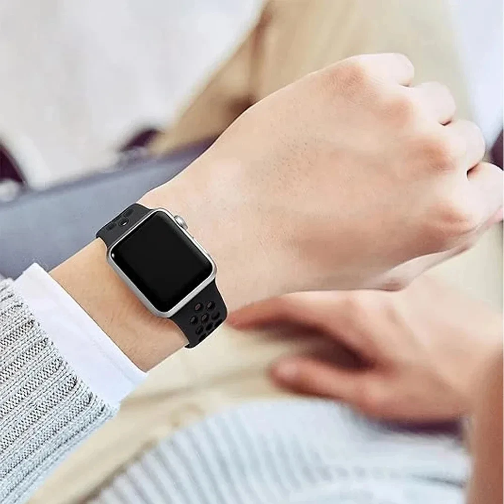 Sport-Loop-Armband für Apple Watch Band Ultra 2 49 mm 44 mm 40 mm 41 mm 45 mm 42 38 mm Silikonarmband iWatch Serie 10 9-8-7 6 5 4 SE – Detail 10