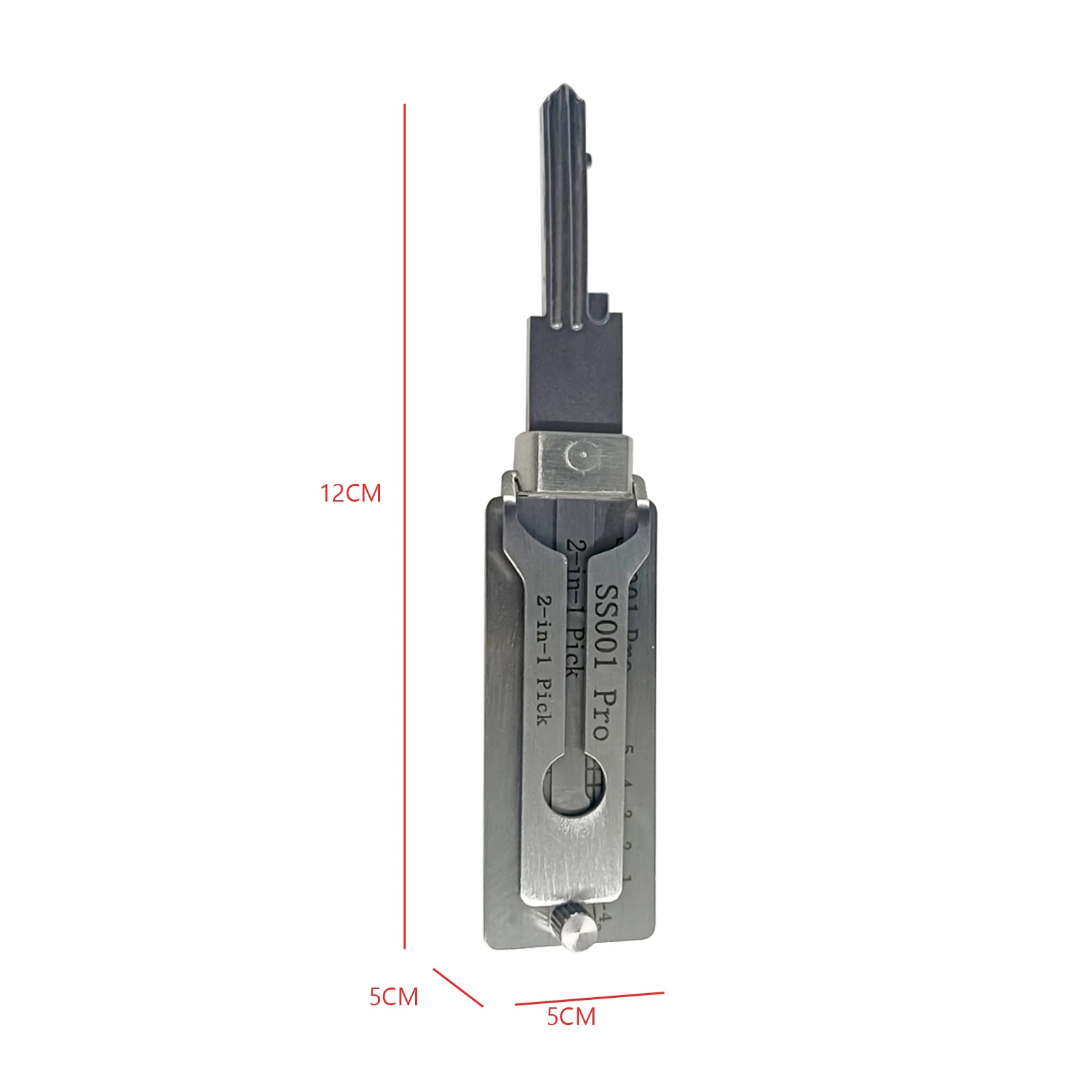 Stainless Steel Key Decoder SS001 pro O-ring Pickup Kit Hook Hand Tool Maintenance Repair Kit Only for Straight Groove