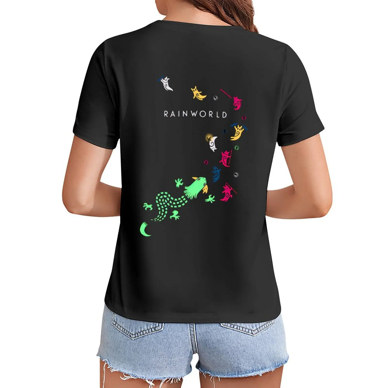 

Rain World T-Shirt quick drying customs design your own tshirts woman