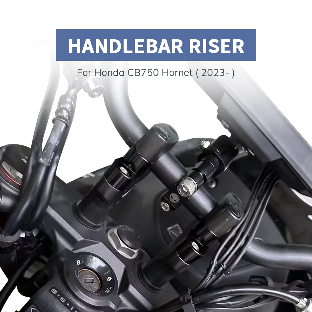 Motorcycle-Handlebar-Riser-Drag-Handle-Bar-Clamp-Extend-Adapter-For ...