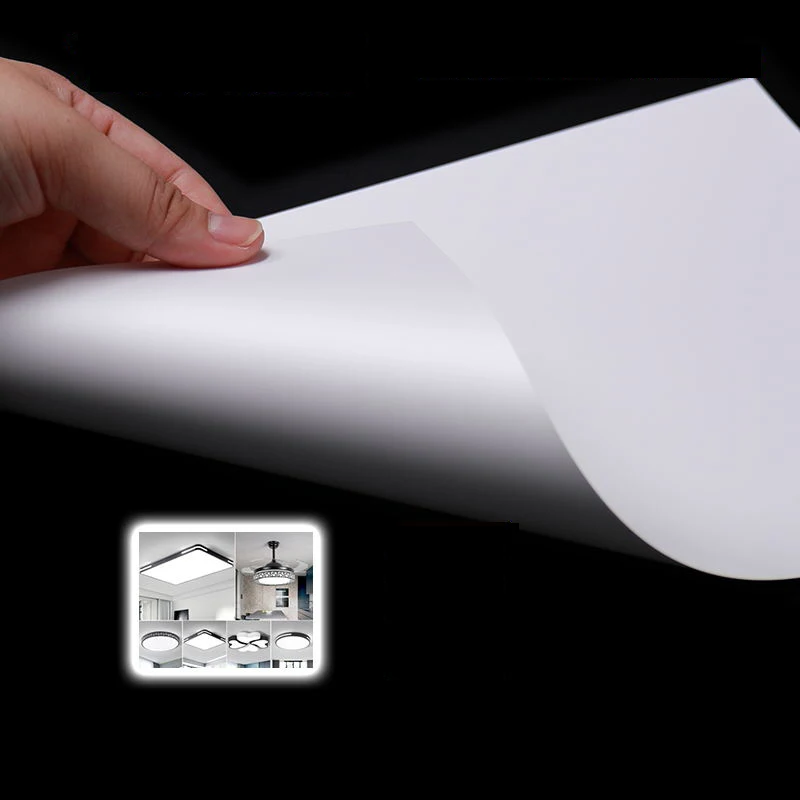 LED Light Film Reflective White LCD Backlight Light Guide for Guide Plate LED Strip,Flat Lamp,Light Box