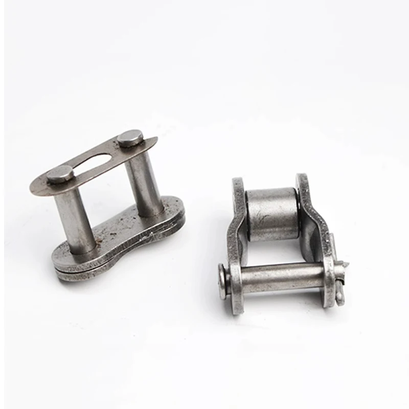 Carbon Steel Roller Chain Connector 04C 06B 08B 10A 12A 16A 24A Industrial Chain Join Buckle Half/Full Buckle for Machinery