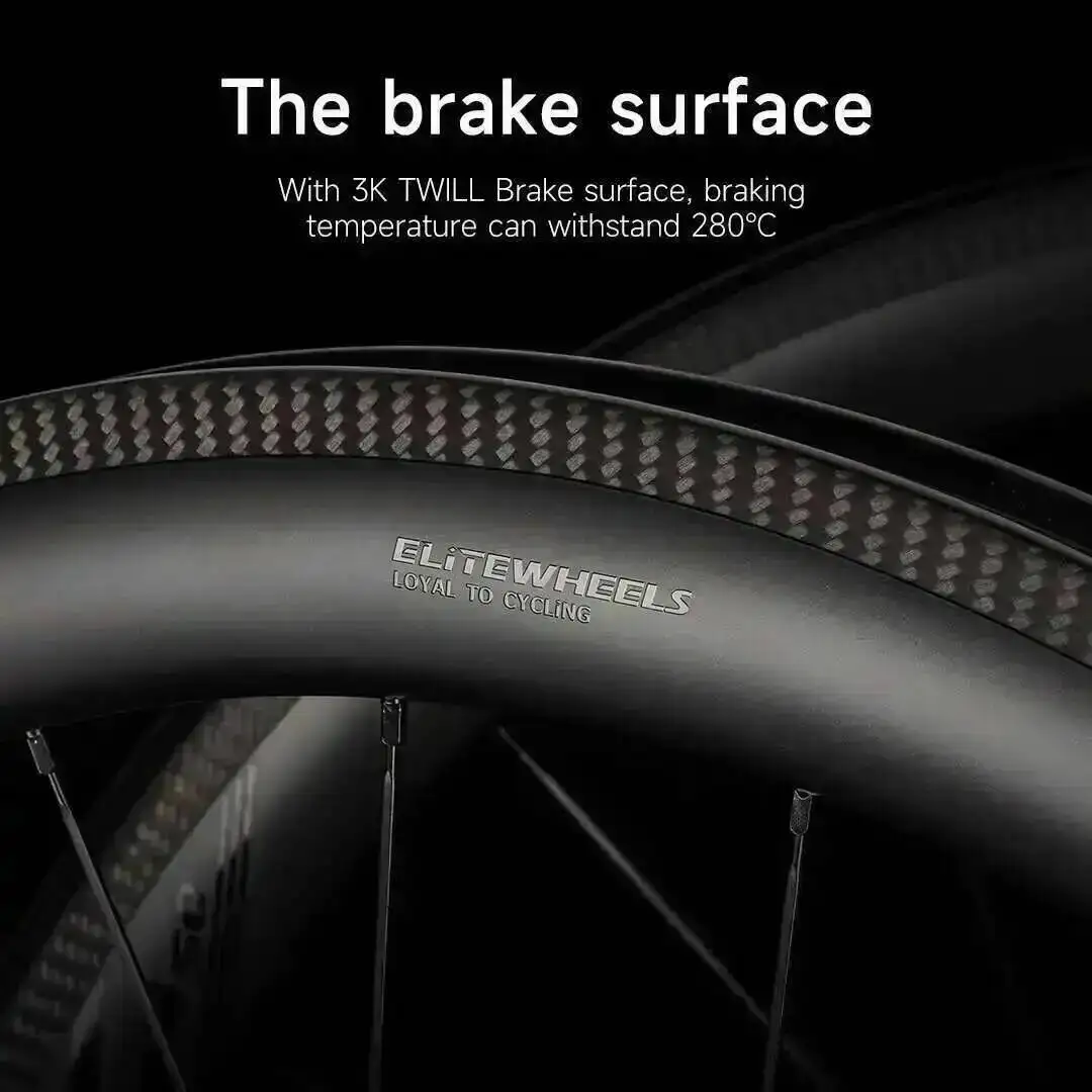 Ruote strada carbonio ROCKYROAD 30C TLR rim brake / Extralite MRC01 da