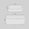 Foldable Wall Shelf Punch-Free Wall-mounted Plastic Floating Shelf Household Bathroom Toilet Towel Clothes Storage Rack 6