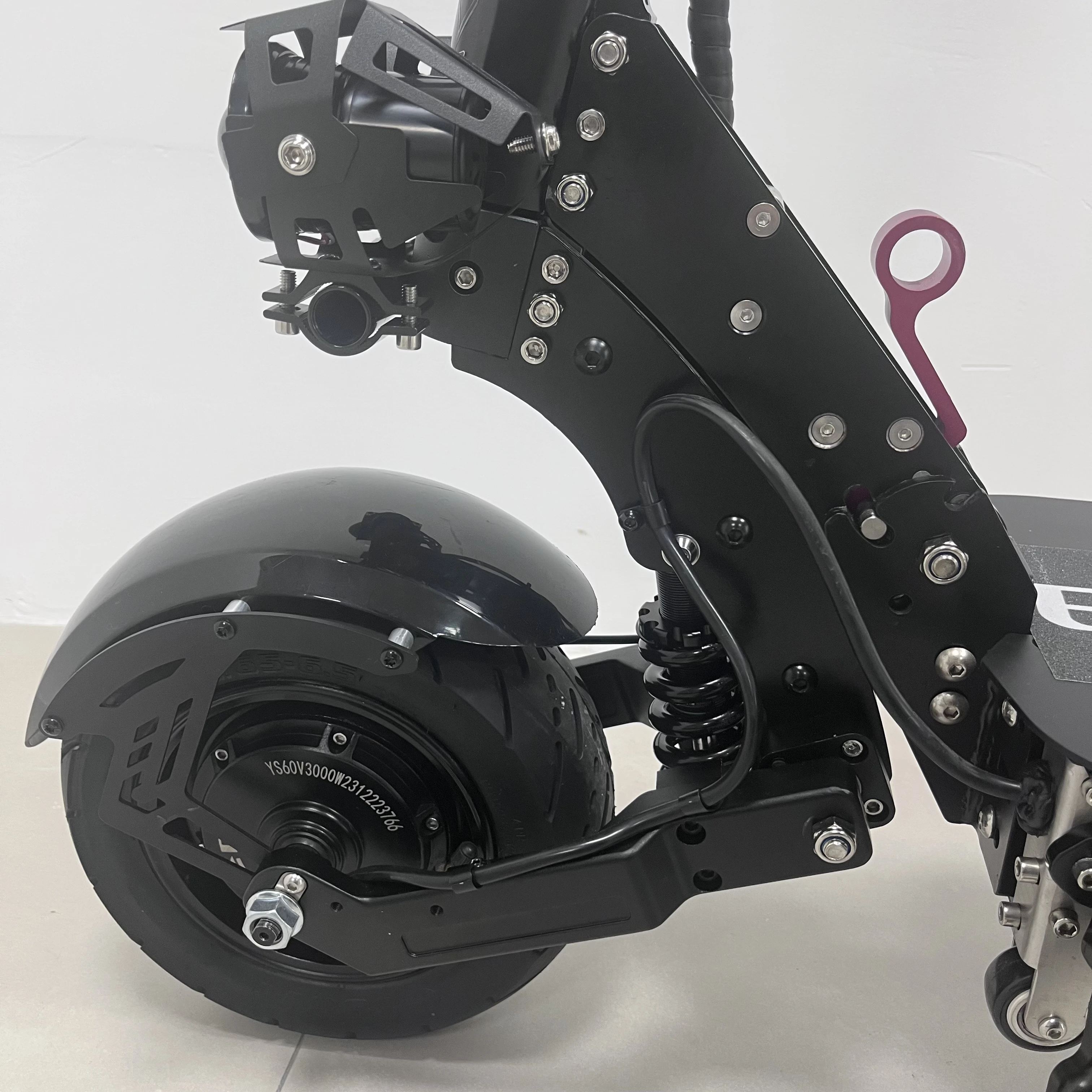 60V Adult 11inch Electric Scooter 30Ah 35Ah 40Ah Lithium Battery C-type Spring Damping 75-85km/h Foldable Scooter