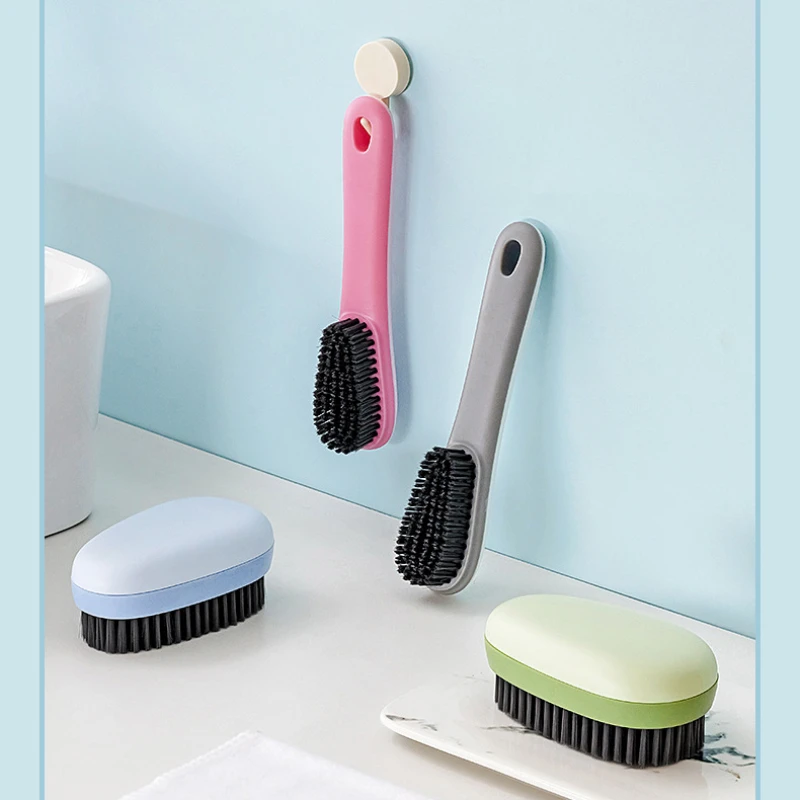 New Shoe Brush Home Shoe Cleaning Brush Shoe Cleaning Brush Soft Bristles Non-harming Shoes Long Handle Shoe Brush 5