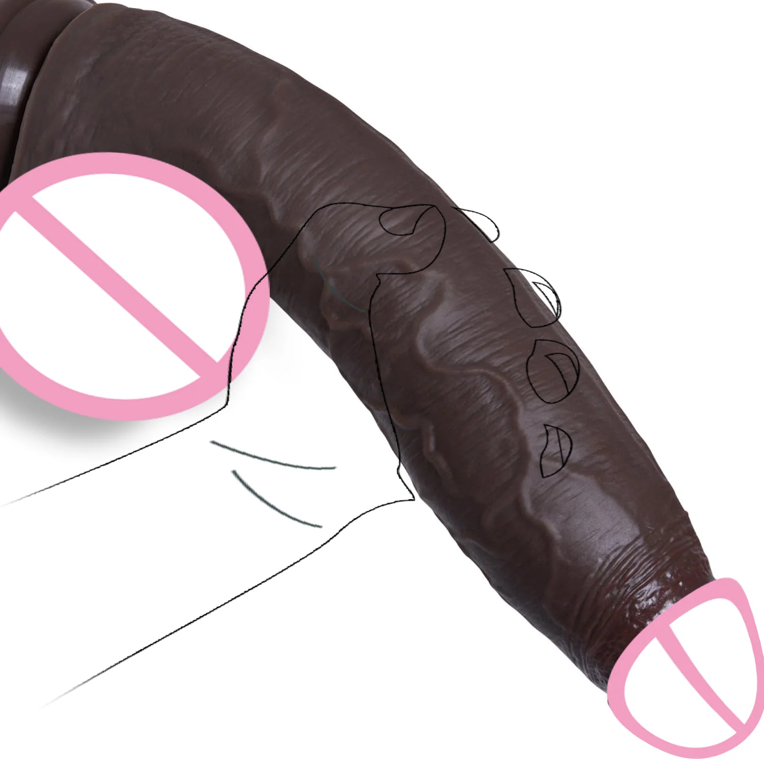 Realistic Dildo Super Big Skin Penis Prostate Massager Silicone Sexy Adult Anal Beginner Masturbator Oversized Dildos Sex toys