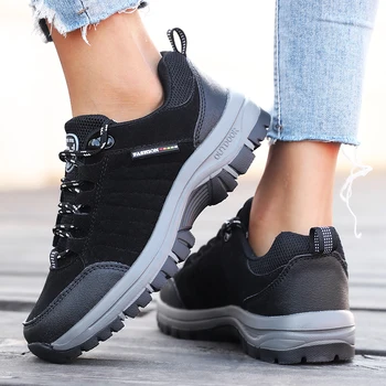 المشي لمسافات طويلة حذاء في الهواء الطلق الرجعية مقاوم للماء منصة التكتيكية المرأة أحذية رياضية ربيع الخريف جديد المضادة للانزلاق تسلق الجبال التخييم الأحذية 6