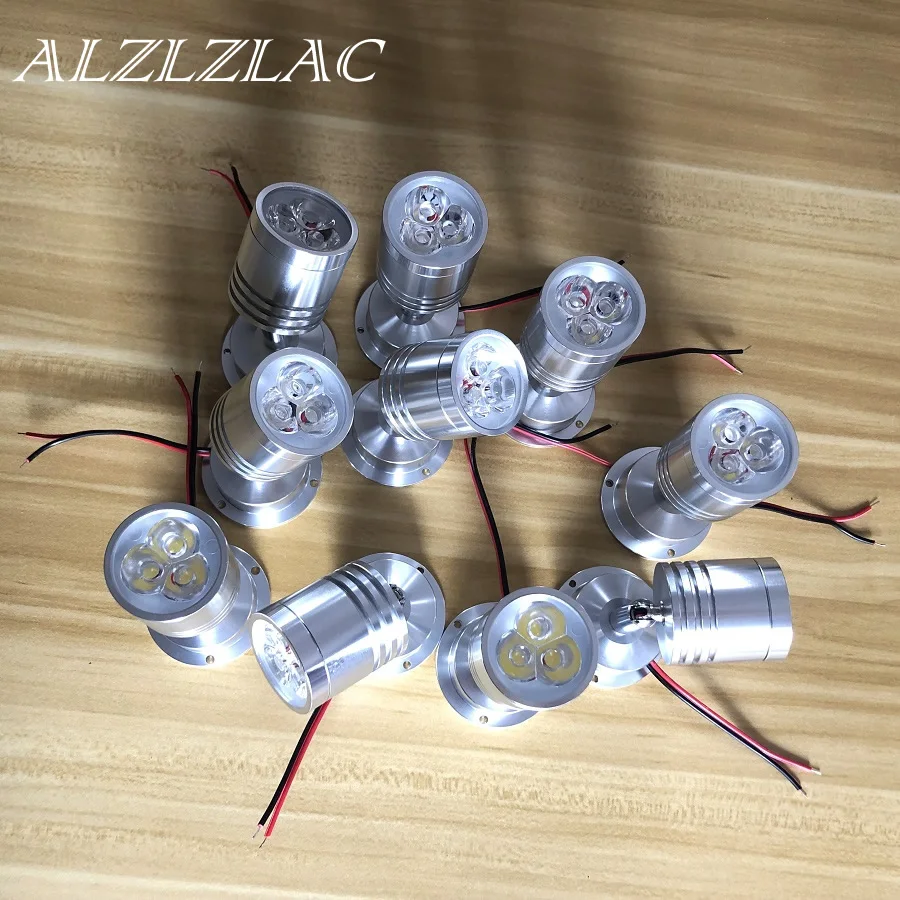 Mini Spot Led Light 1W 3W 5W Surface Mounted 360° Rotatable Ceiling Led Downlights 110V 220V 12V 24V Spotlight Jewelry Cabinet