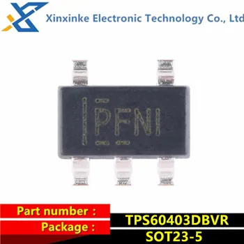 5PCS TPS60403DBVR TPS60403DBVT SOT-23-5 PFNI Regolatori di tensione di commutazione 60mA Pompa di carica Inverter di tensione IC di gestione dell'alimentazione