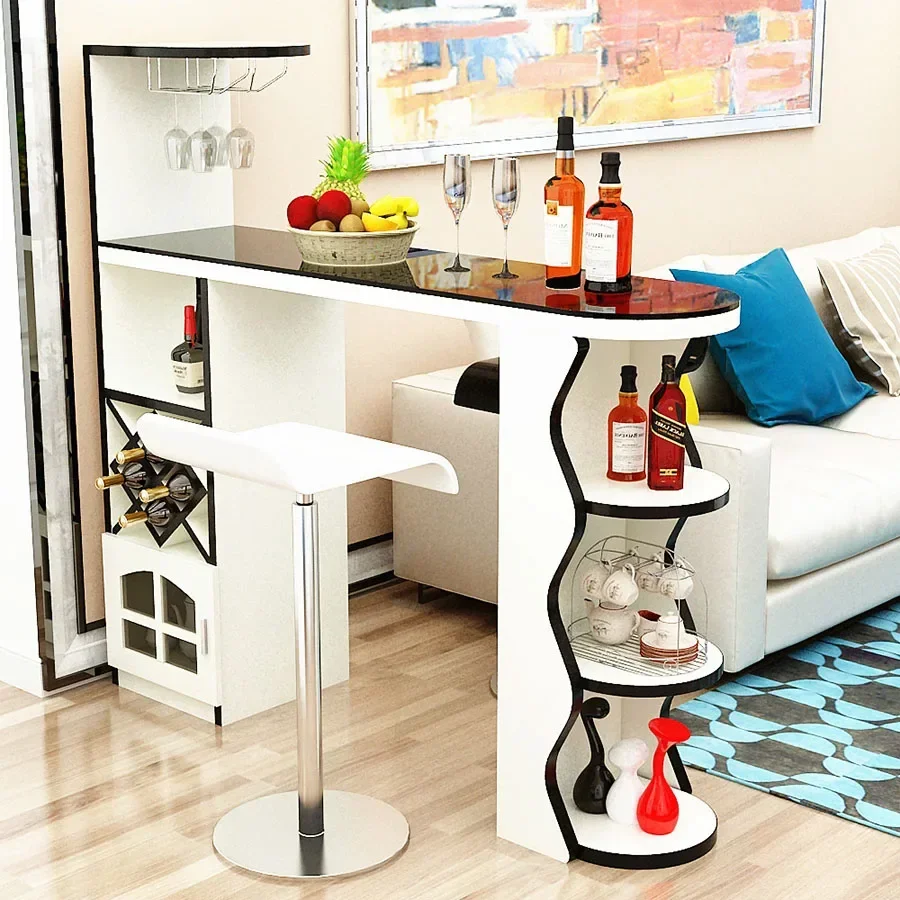 Living Room Wine Cabinet Mobile Houses Modern European Style Corner Kitchen White Wine Rack Moveable Vitrina Home Furniture