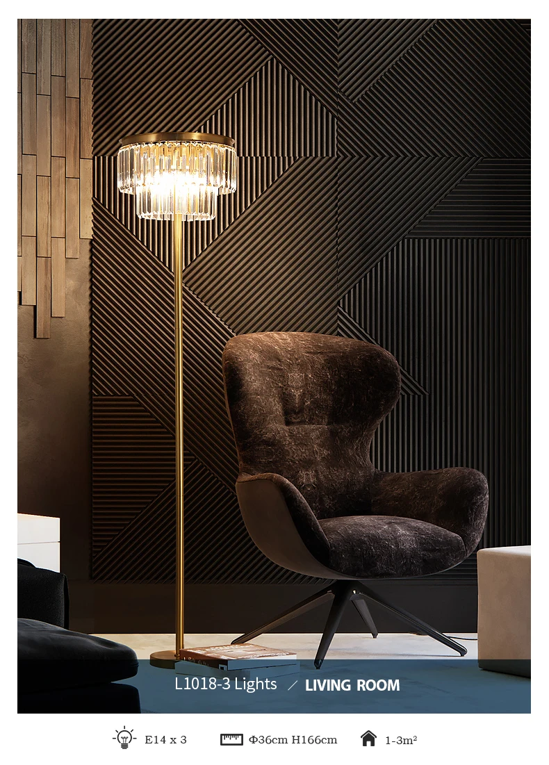 Lâmpada de Assoalho Biewalk Cristal Moderno Luxo Criativo Lâmpada Mesa Sala Estar Quarto Estudo Iluminação Interior Cabeceira Decoração 7 criativo lâmpada mesa sala estar quarto estudo