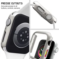 3 pièces coque rigide pour Apple Watch 45mm 41mm 38mm 42mm 40mm 44mm cadre de protection pare-chocs mat pour iWatch SE 9 8 7 6 5 4 3 2 3