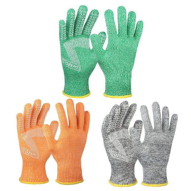 Guantes anticorte de policía, guantes de trabajo de seguridad, color gris y  negro, Nivel 5, resistentes a Cortes - AliExpress