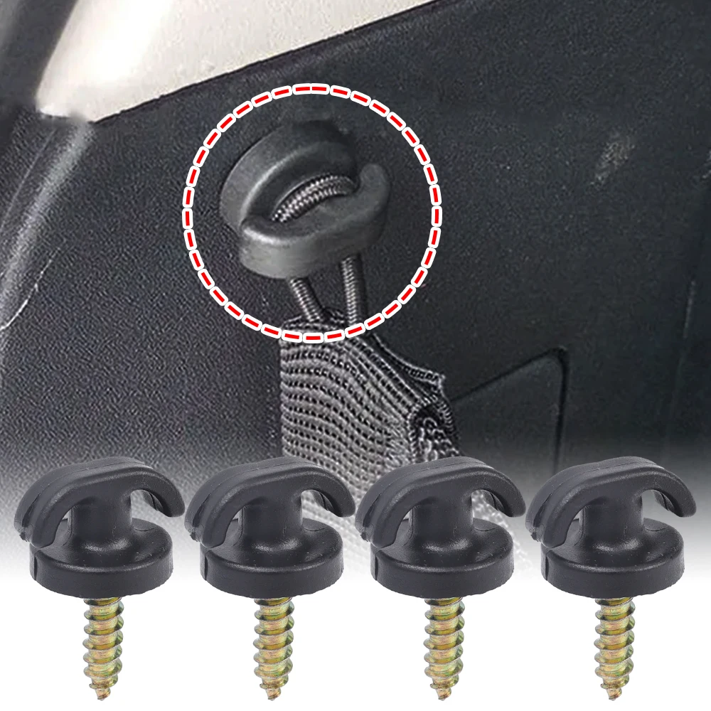 

Car Rear Trunk Cargo Net Hook Screw Fixed Hanging Hook Auto Interior Storage Mesh Hooks Universal Hook Up Trunk Hook Screw Tools
