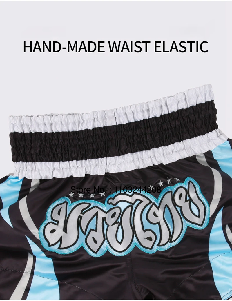 Muay Thai Shorts Men Women Child Boxing Shorts New Thaiboxing Kickboxing Pants Gym Martial Arts MMA Team Training Clothing