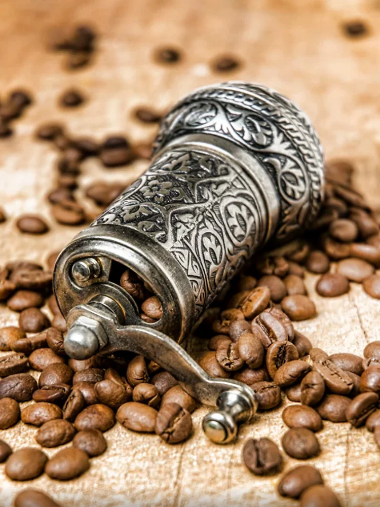 

Manual Grinder Turkey Imported Copper Household Retro Hand Crank Small Grinder Rice Ball Filling Coffee Beans
