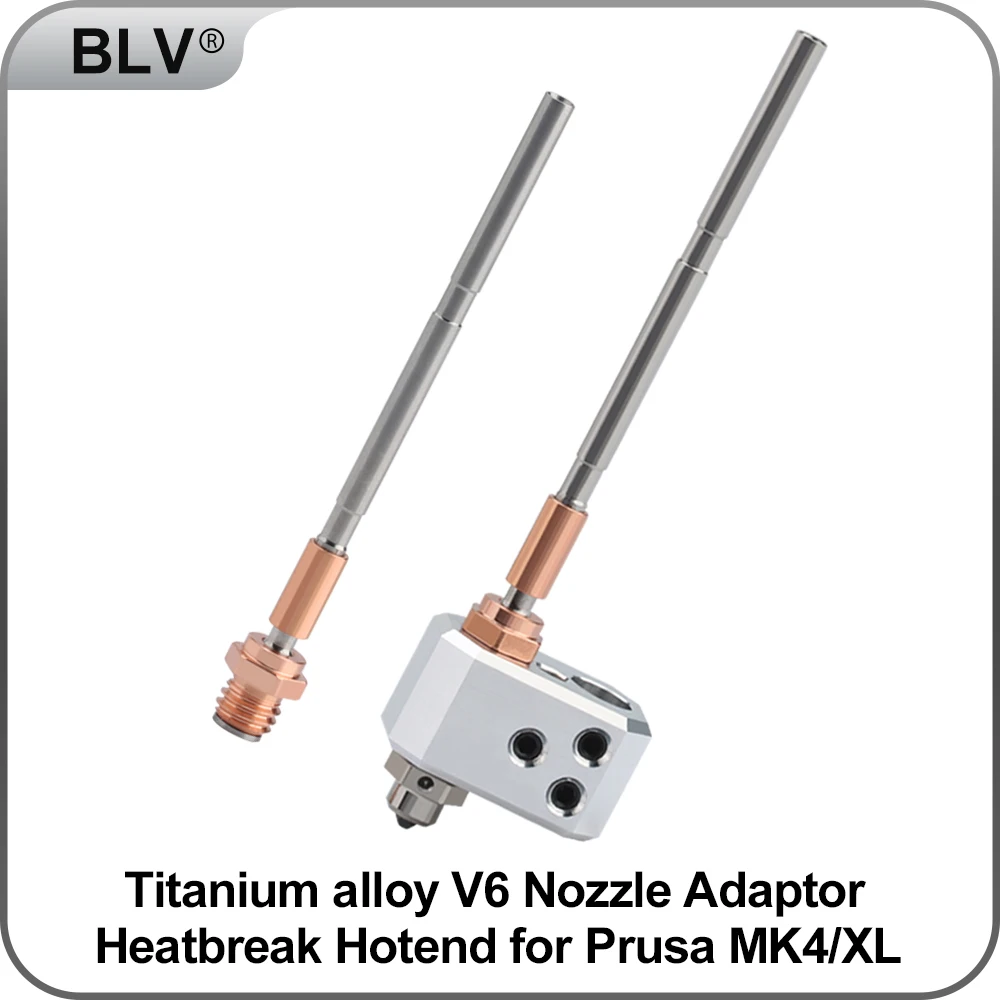 Adattatore Heatbreak In Lega Di Titanio Blv Per Prusa Mk4 / Xl Nextruder Heaterblock Zs V6 Ugello Standard / Plus 0.4Mm
