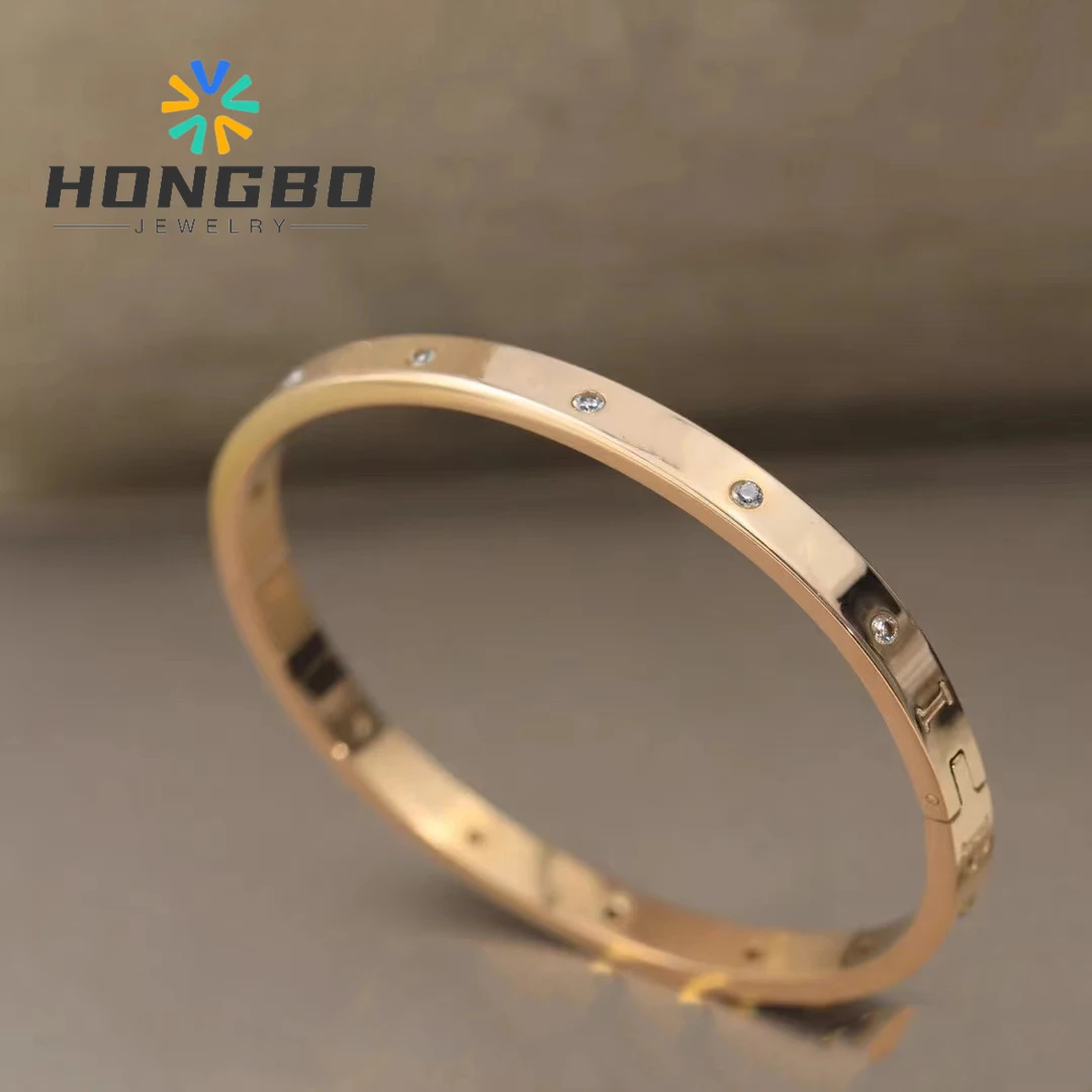 

BV New European and American 1:1 Customized s925 Silver Band Diamond Letter Bracelet with Personalized Temperament Light Luxury
