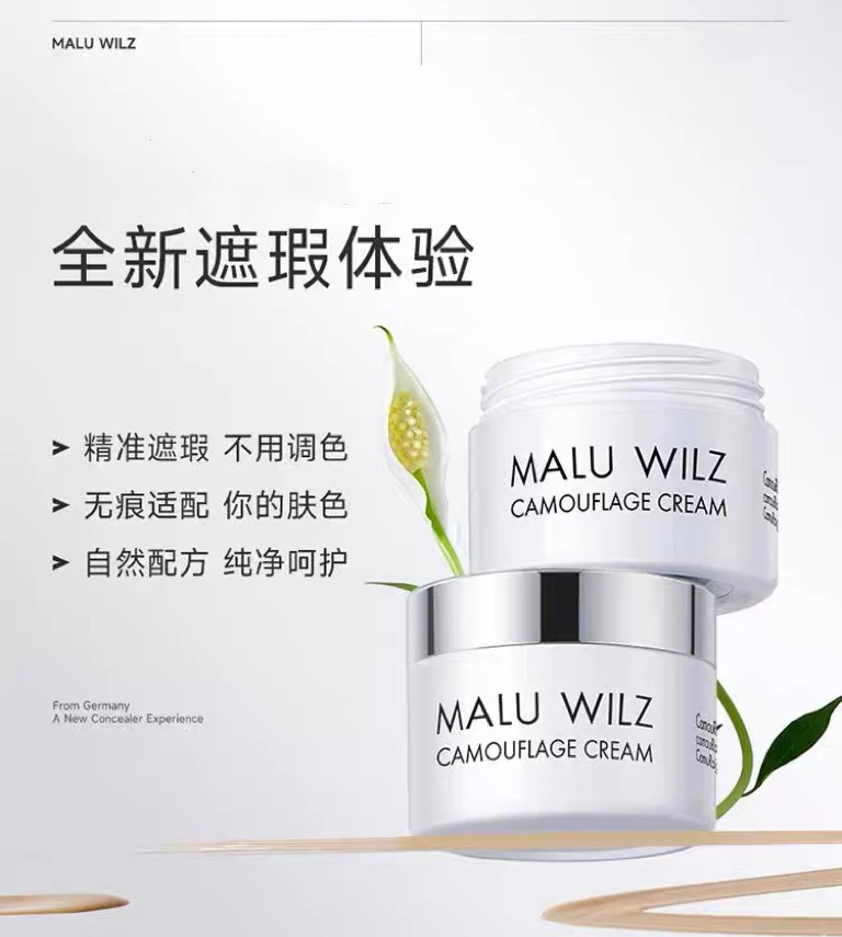 MALU WILZ Concealer Palette Lasting Moisturize Concealer Cream Bronzer Contouring Brightening Highlighter Face Color Corrector