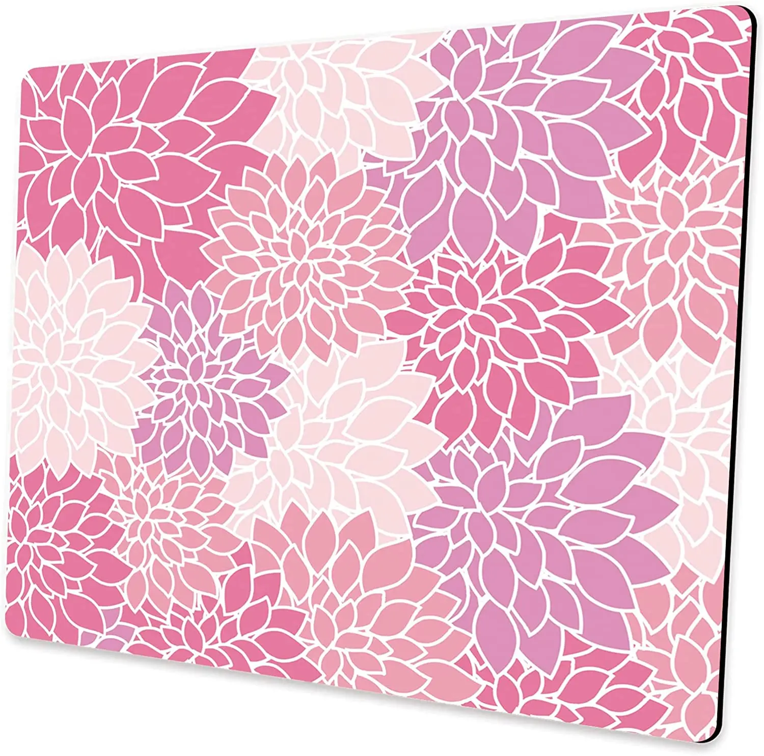 Pink Mandala Mouse Pad Unique Design Anti-Slip Rubber Base Mouse Pad for Desktop Computer and Laptop Mouse Pad 9.5X7.9 Inch